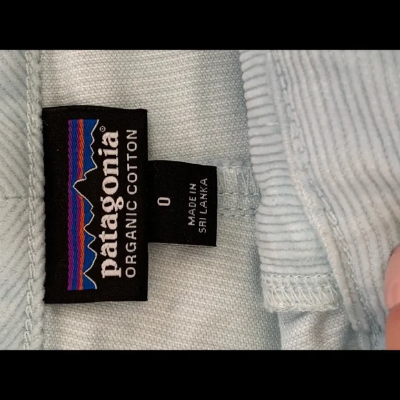 NWOT Patagonia Baby Blue Stand Up Corduroy Shorts - Picture 4 of 5